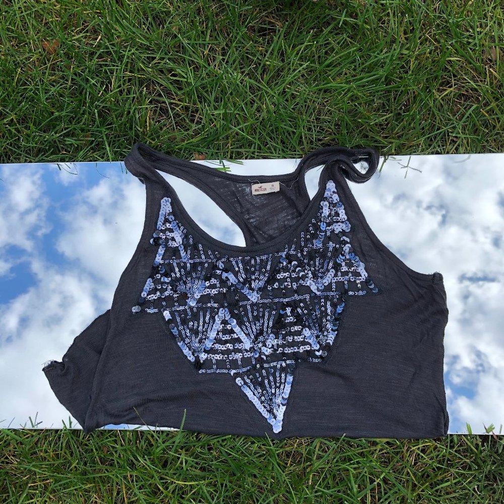 Hollister Sequin Going Out Top